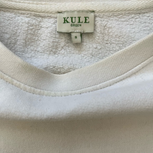 Womens Kule Green ‘LOVE’ White and Green Spell-Out Graphic Sweatshirt Small - Picture 5 of 5
